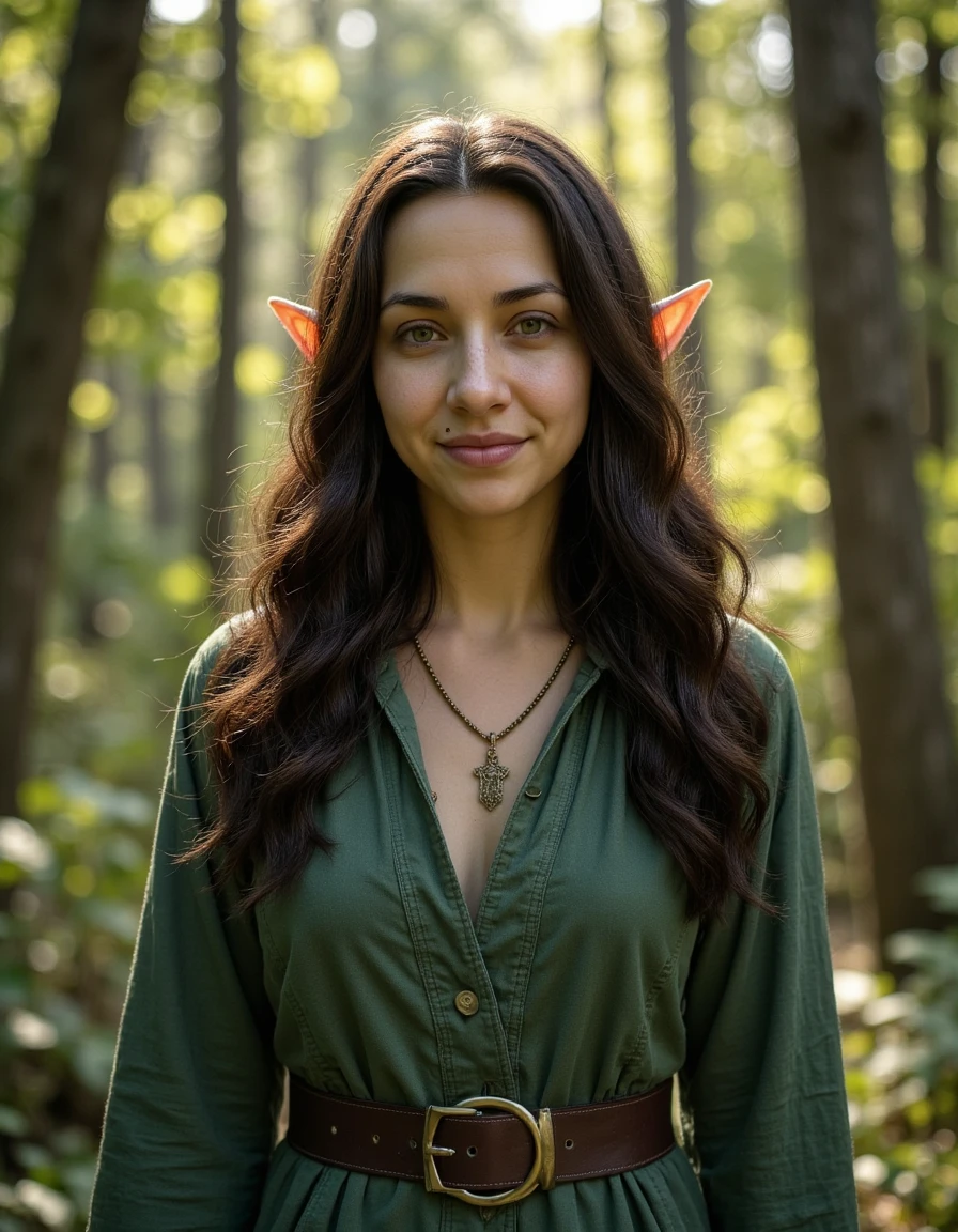 AI-generated elven royalty portrait